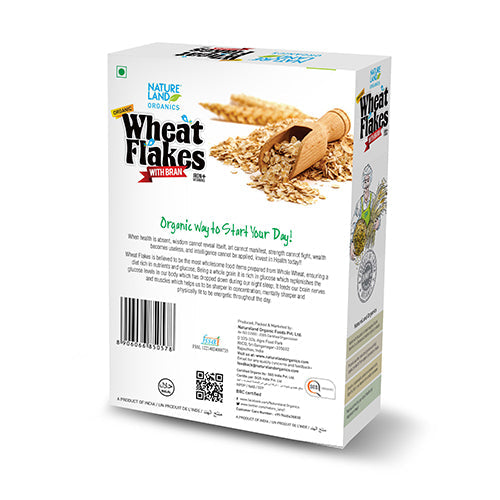 Buy Organic Wheat Flakes Online 250 Gm Back