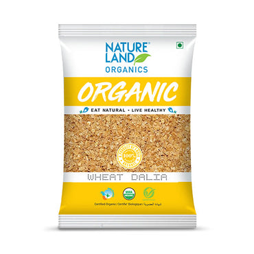 Buy Organic Wheat Dalia/Porridge Online 500 Gm
