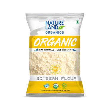 100% Organic Soybean Flour Online 500 Gm 