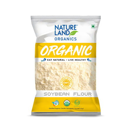 100% Organic Soybean Flour Online 500 Gm 