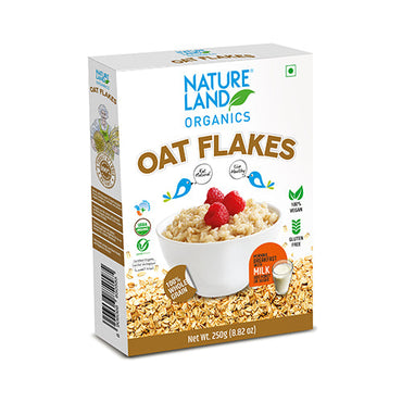 Buy Organic Oat Flakes Online 250 Gm