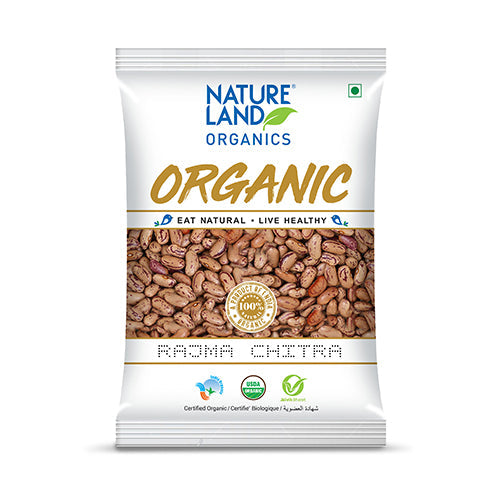 Certified Organic Rajma Chitra Online 1kg - NatureLand Organics ...