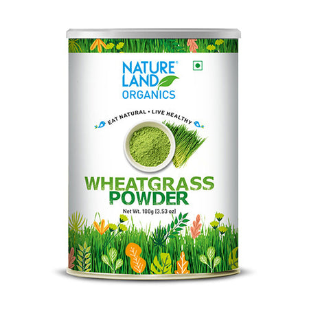 Organic Wheat Grass Powder Online 100 Gm