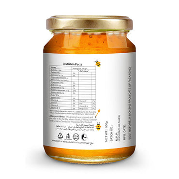 Buy Organic Honey Online 500 ml Back