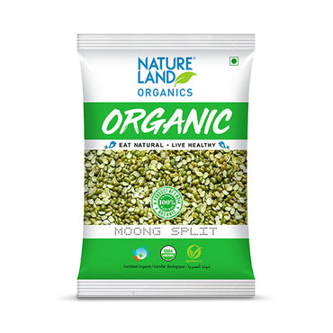Buy Organic Green Moong Split Online (500gm) 