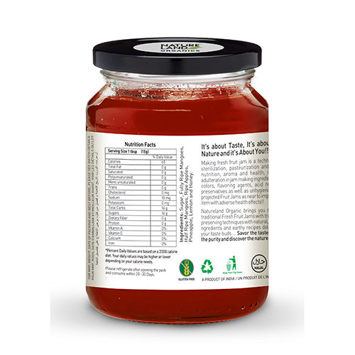 Buy Organic Mix Fruit Jam online 250 Gm Back