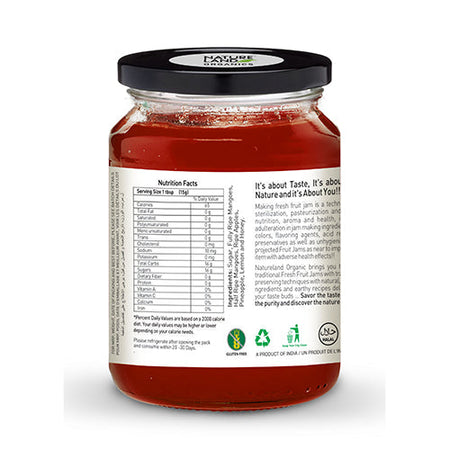 Buy Organic Mix Fruit Jam online 250 Gm Back