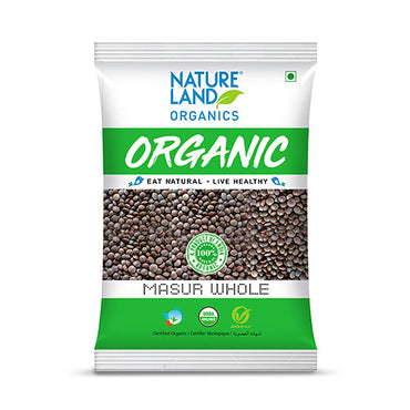 Buy Organic Black Masur/Masoor Dal Whole Online (1kg)