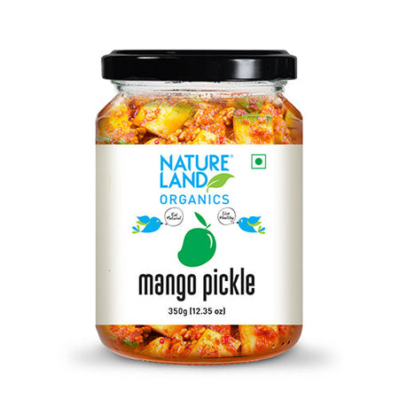 Organic Mango Pickle Online 350 Gm