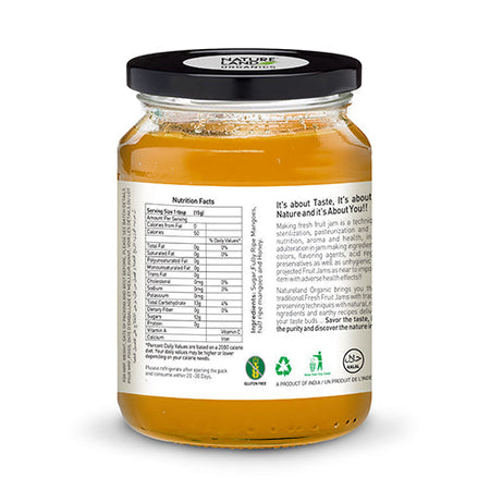 Buy Organic Mango Jam Online 250 Gm Side