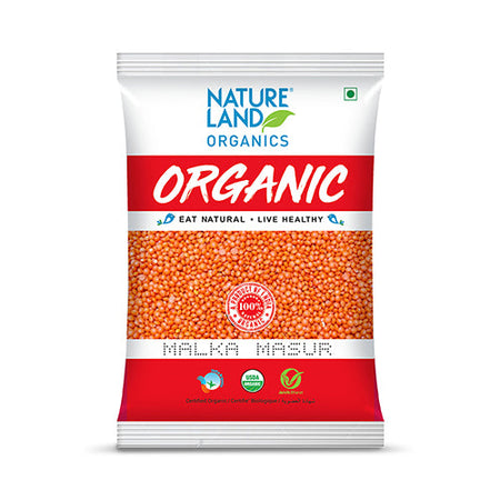 Organic Malka Masur/Lal Masur Dal Online (500gm)