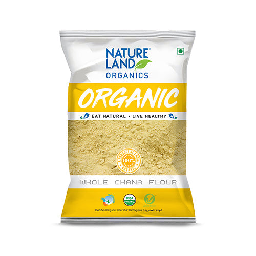 Buy Organic Whole Chana Flour Online 500 Gm