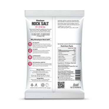 Organic Himalayan Pink Rock Salt Online 1 Kg Back