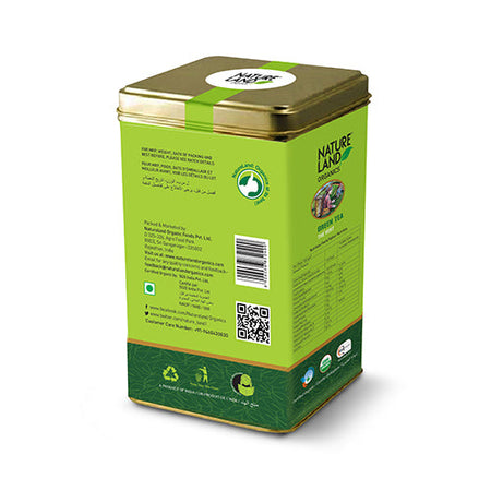 Organic Green Tea Online 200 Gm Back