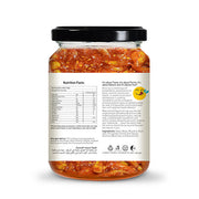 Buy Organic Garlic Pickle Online 350 Gm Back