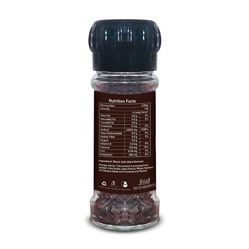 Organic Black Salt Online 100 Gm Backside