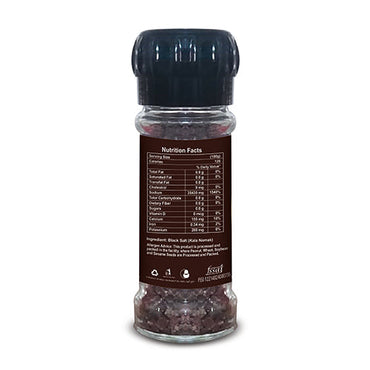 Organic Black Salt Online 100 Gm Backside