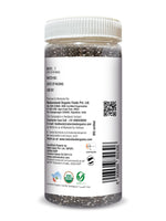 Buy Organic Edible Chia Seeds Online (Raw) 300 Gm backside