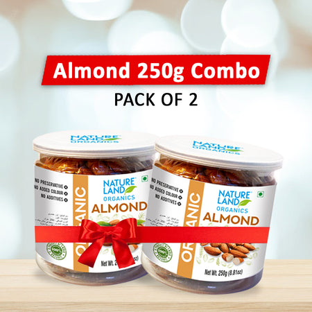 Organic Almonds Combo online Pack of 2