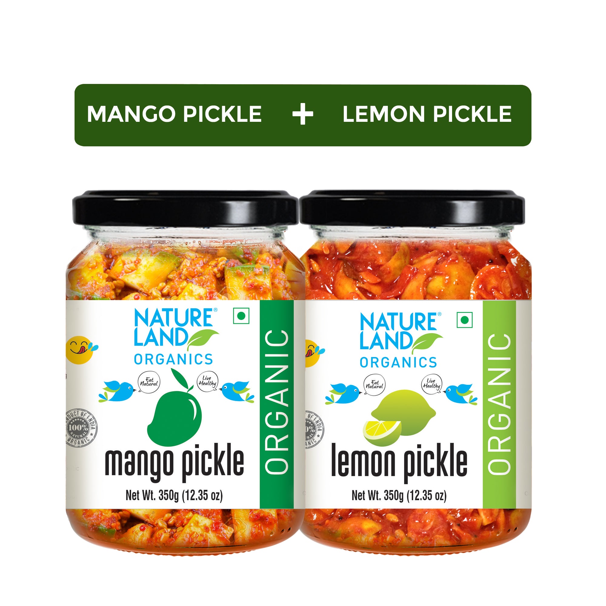 Lemon Pickle+Mango Pickle 350 Gm