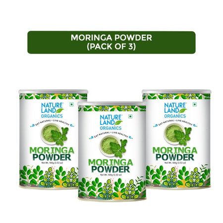 Moringa Powder 100 Gm (Pack of 3)