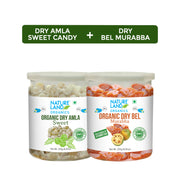 Dry Amla sweet+Dry Bel Murabba Candy 250 Gm