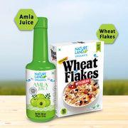 Wheat Flakes and Amla Juice