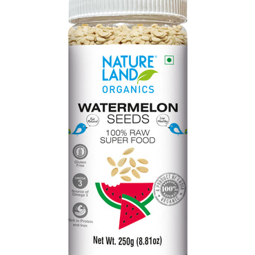 Buy Edible Organic Watermelon Seeds Online (Raw) 250 Gm