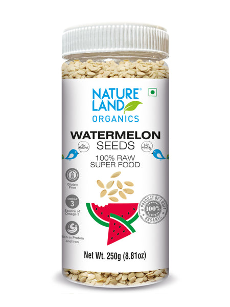 Buy Edible Organic Watermelon Seeds Online (Raw) 250 Gm