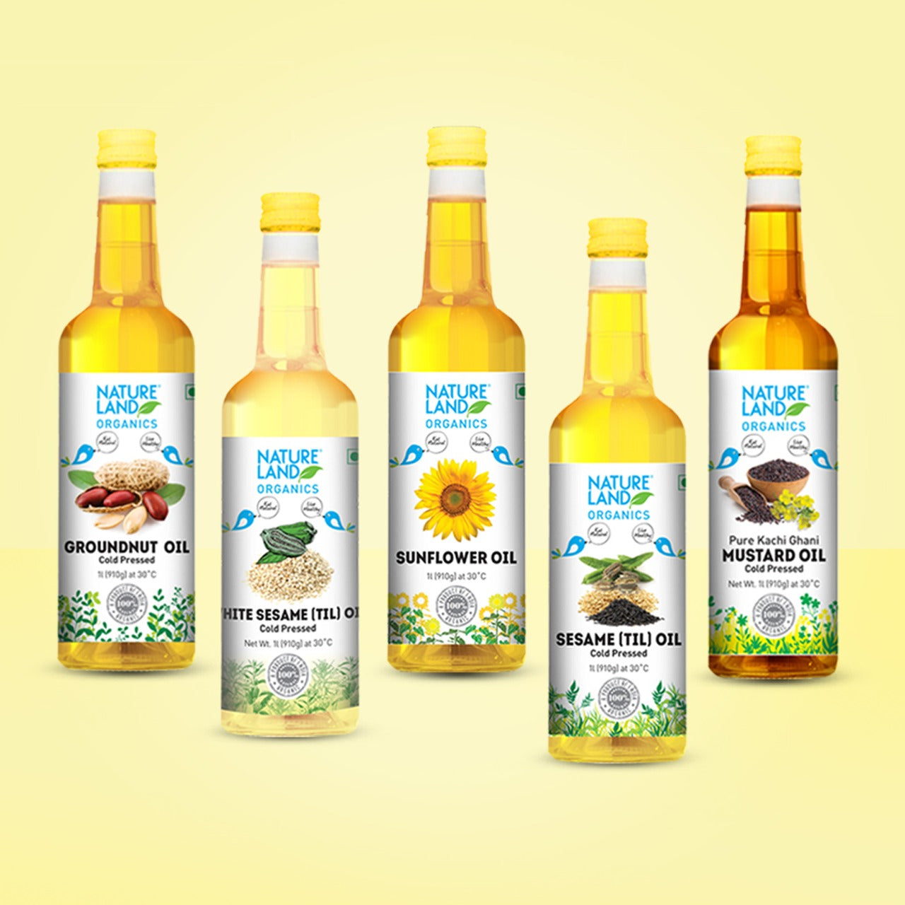 Buy Organic Oils combo online - Pack of 5