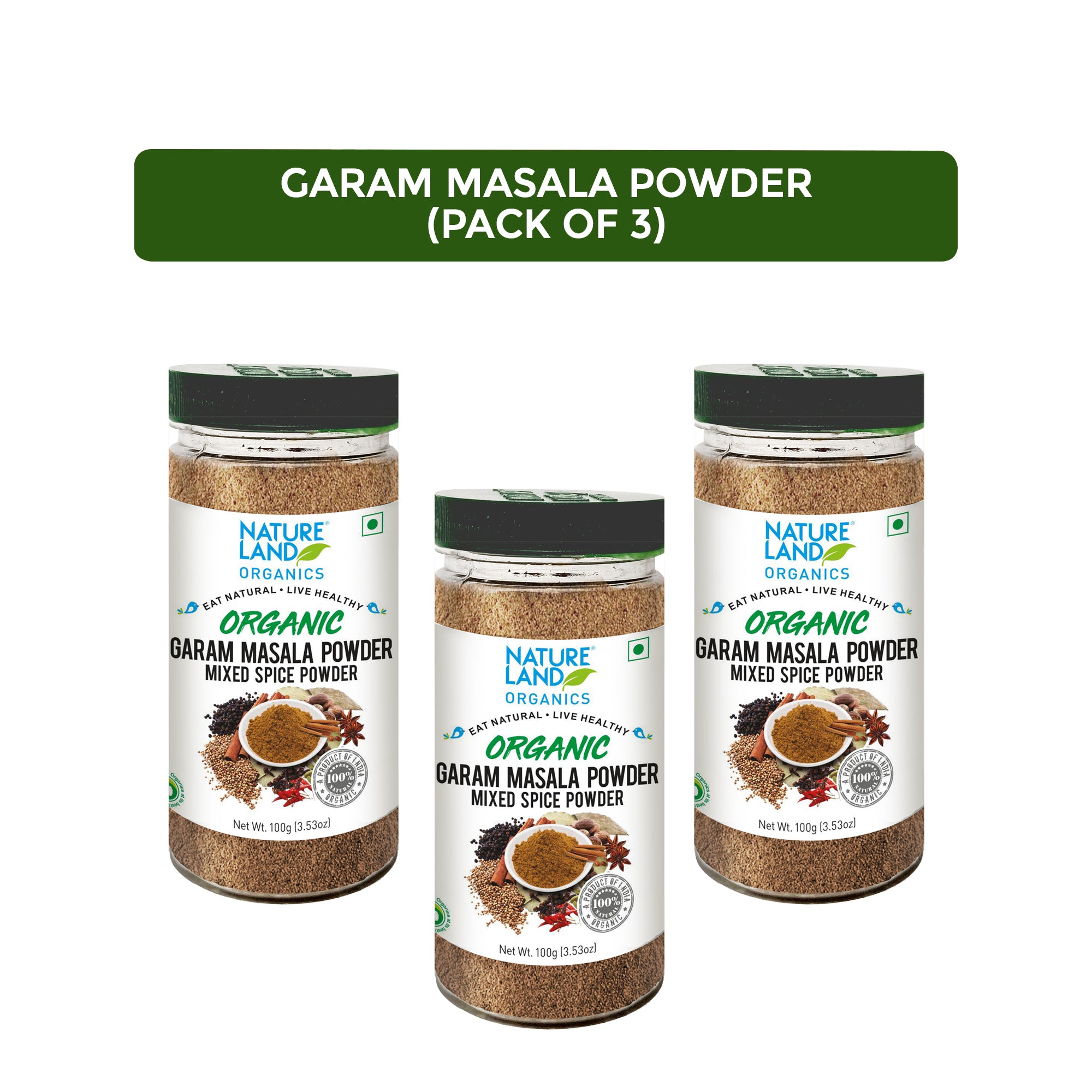 Organic Garam Masala Powder Online 100 Gm(Pack of 3)